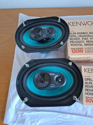 Altavoces Coche Kenwood KFC-1776C y KFC-1026C