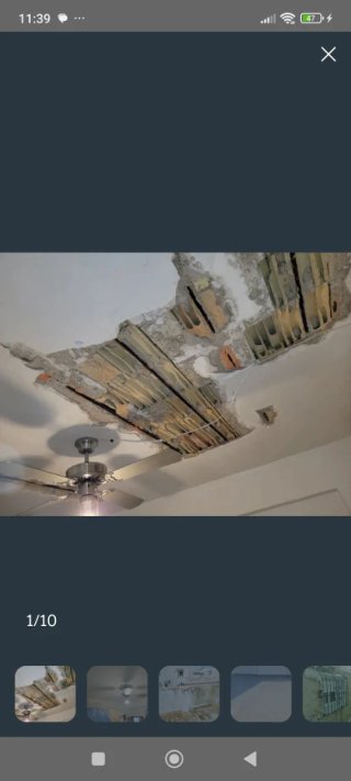 Se realizan trabajos de pinturas y restauración