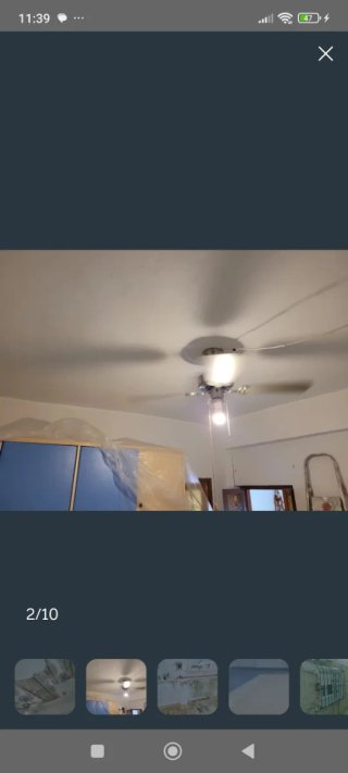 Se realizan trabajos de pinturas y restauración