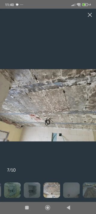 Se realizan trabajos de pinturas y restauración