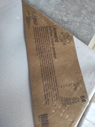 Lienzo blanco para pintar