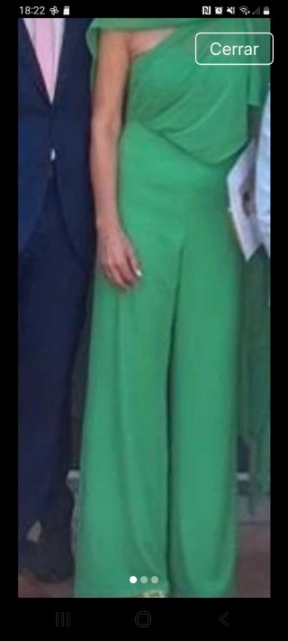 Mono verde Lady Pipa con fular