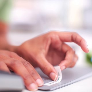 DYMO etiquetas autoadhesivas impresión negra