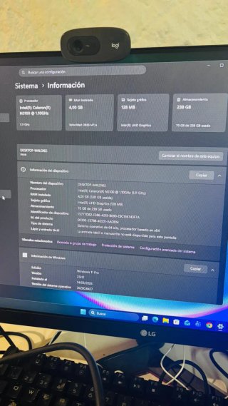 Ordenador ASUS Intel Celeron Negro