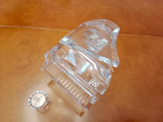 Piano Cristal Swarovski con Taburete