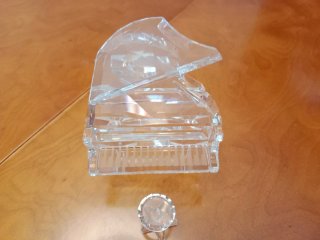 Piano Cristal Swarovski con Taburete