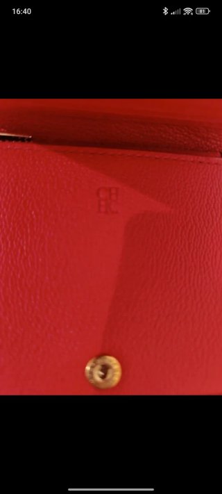 Cartera Carolina Herrera Roja