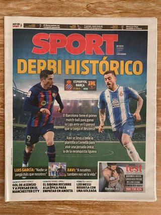 Lote 5 Diarios Barça campeón temporada 2022/23
