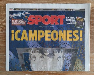 Lote 5 Diarios Barça campeón temporada 2022/23