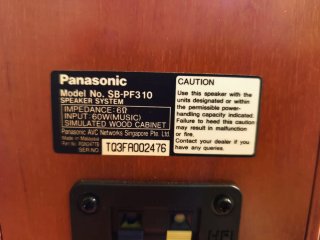 Sistema Sonido 5.1 Panasonic SB-PF310