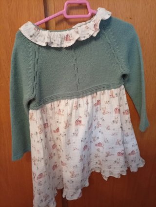 Vestido y pololo niña Doña Carmen