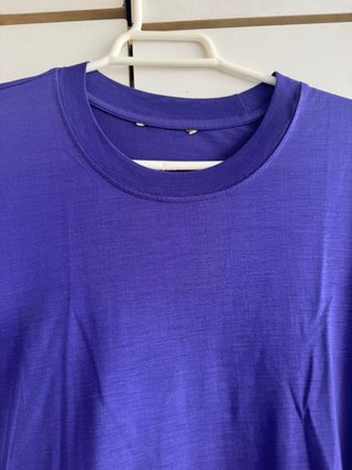 Camiseta Massimo Dutti Morada Talla 38