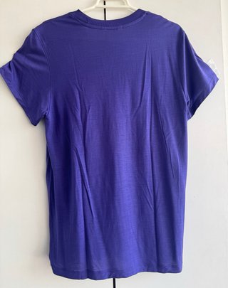 Camiseta Massimo Dutti Morada Talla 38