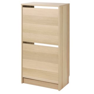 Zapatero IKEA BISSA roble