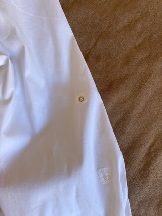 Blusa Zara M Algodón Elastano Mangas 3/4