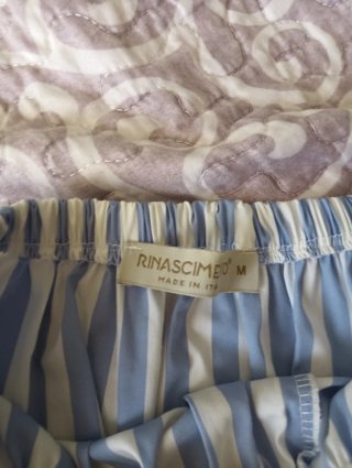 Blusa hombros descubiertos rayas