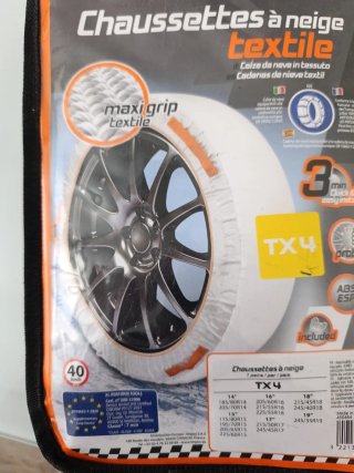 Cadenas de nieve textil TX4