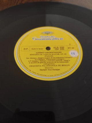 Vinilo Beethoven Sinfonía 6 Pastoral