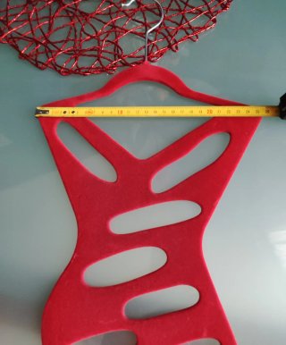 Appendi foulard geometrico rosso
