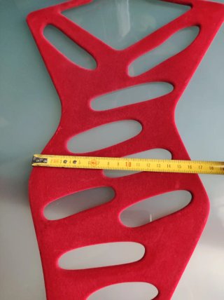 Appendi foulard geometrico rosso