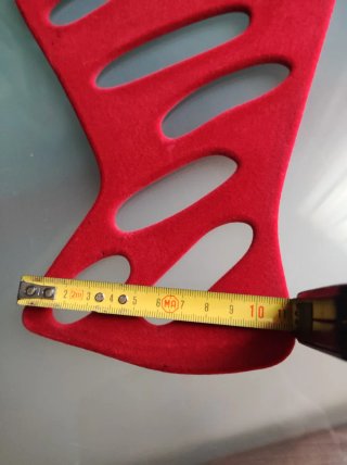 Appendi foulard geometrico rosso