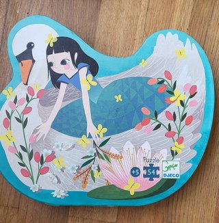 Puzzle Djeco Cisne Niña 54 Piezas