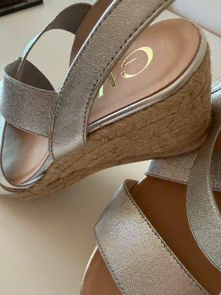 Alpargatas Gaimo Plata Talla 38