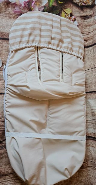 Saco de entretiempo para silla de paseo a rayas
