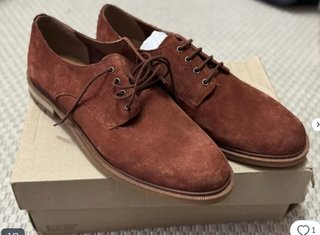 Zapatos de ante marrón