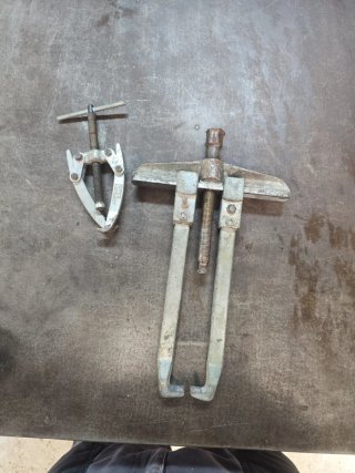 Juego de 2 extractores de rodamientos