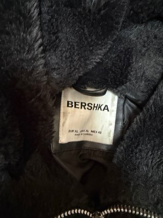 Chaquetón pelo Bershka XL