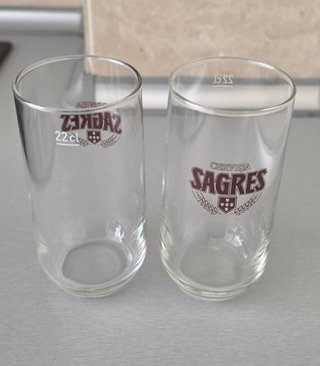 Conjunto 2 Copos Sagres Imperial 22cl Vidro
