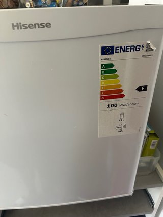 Nevera Hisense pequeña