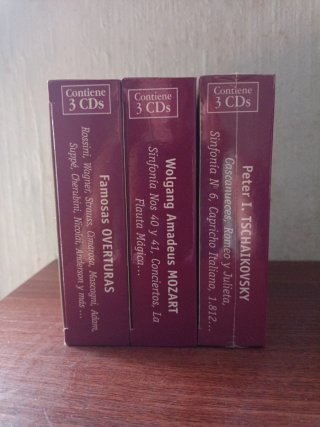 Pack 3 Música Clásica: Mozart, Tchaikovsky..
