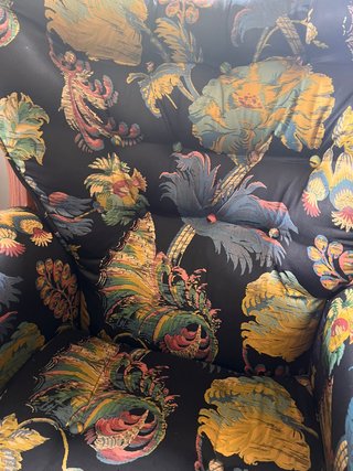 Sillón Mecedora tapizado floral