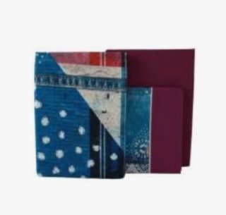 Funda Nórdica Diseño Étnico Azul y Morado