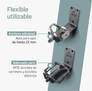 Gancho para colgar bicicleta por pedal