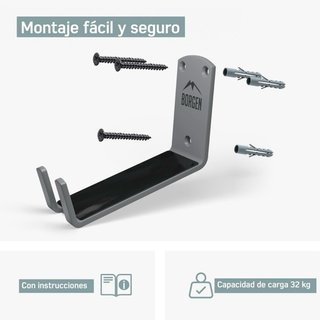 Gancho para colgar bicicleta por pedal