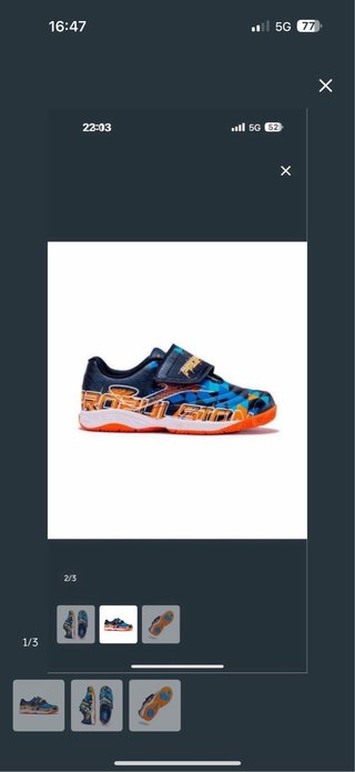 Zapatilla Fútbol Sala Joma Talla 30