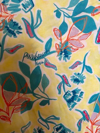 Vestido Purificación García floral Talla M