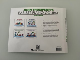 John Thompson's Easiest Piano Course Part Three