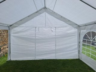 Carpa 4x8m con estructura y toldos
