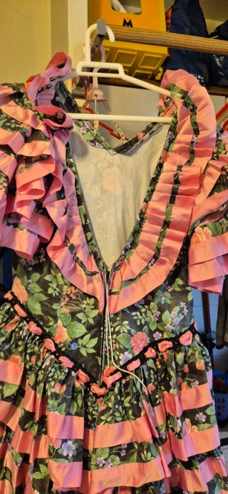 Vestido de flamenca con volantes