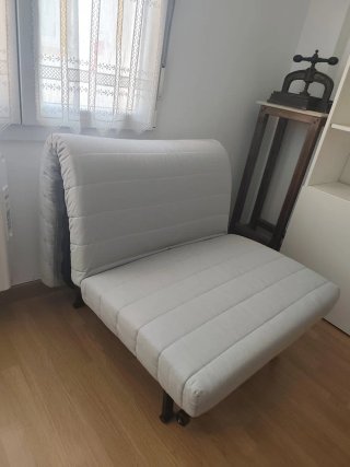 Divano letto singolo bianco Ikea