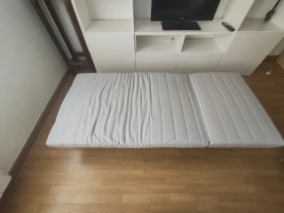 Divano letto singolo bianco Ikea