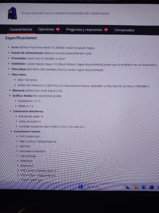 PC Gaming MSI (Gráfica averiada)