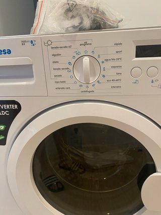 Lavadora Edesa EWS-1480-I 8kg 1400 rpm