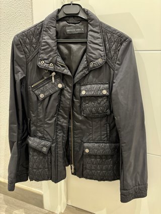 Chaqueta Motera Negra Purificación García Talla M