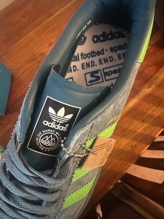Adidas Samba SP Gris y Verde