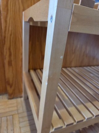 Banco de madera Ikea Molger